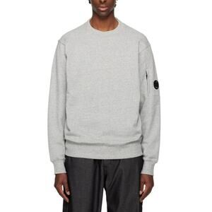 C.P. Company Diagonal Raised Fleece Crewneck Lens Sweatshirt